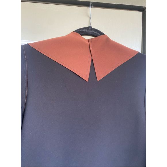 Joseph Ribkoff NWOT Brown Black Colorblock Shacket Jacket, Size 6, MSRP $250 - Picture 9 of 12